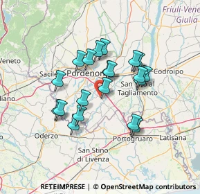 Mappa Via dei Frassini, 33082 Azzano Decimo PN, Italia (11.2065)