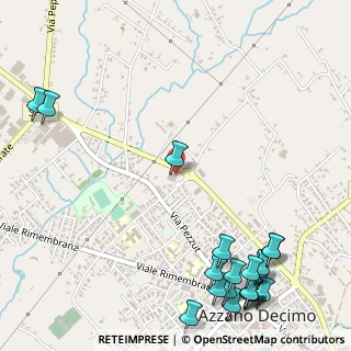 Mappa Via dei Frassini, 33082 Azzano Decimo PN, Italia (0.8115)