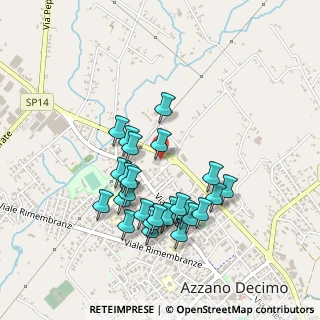 Mappa Via dei Frassini, 33082 Azzano Decimo PN, Italia (0.42308)