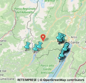 Mappa 38083 Borgo Chiese TN, Italia (14.8135)
