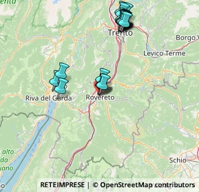 Mappa Via Giosuè Carducci, 38068 Rovereto TN, Italia (16.1185)