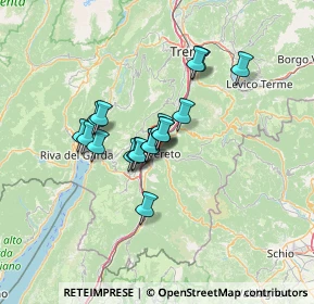 Mappa Via Giosuè Carducci, 38068 Rovereto TN, Italia (9.23222)
