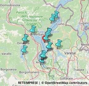 Mappa Via Brughieretta, 21038 Leggiuno VA, Italia (10.64188)