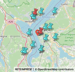 Mappa Via Brughieretta, 21038 Leggiuno VA, Italia (6.22588)