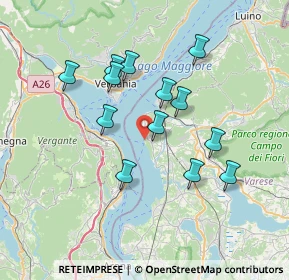 Mappa Via Brughieretta, 21038 Leggiuno VA, Italia (6.36154)