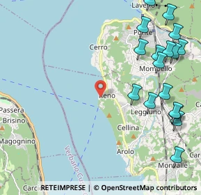 Mappa Via Brughieretta, 21038 Leggiuno VA, Italia (2.79588)