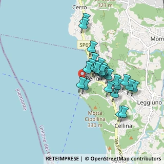 Mappa Via Brughieretta, 21038 Leggiuno VA, Italia (0.70385)