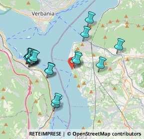 Mappa Via Brughieretta, 21038 Leggiuno VA, Italia (3.9005)