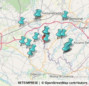 Mappa Via Giovanni Paolo I, 33070 Brugnera PN, Italia (6.366)