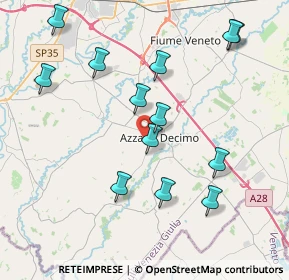 Mappa Via Pradat Candie, 33082 Azzano Decimo PN, Italia (4.11769)