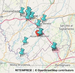 Mappa Via Pradat Candie, 33082 Azzano Decimo PN, Italia (7.13714)