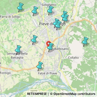 Mappa Zona Industriale, 31053 Pieve di Soligo TV, Italia (2.40333)