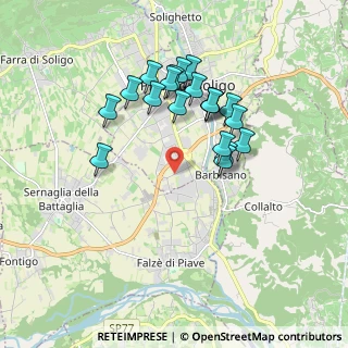Mappa Zona Industriale, 31053 Pieve di Soligo TV, Italia (1.634)