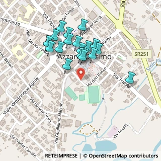 Mappa Via S. Giovanni Bosco, 33082 Azzano decimo PN, Italia (0.2125)