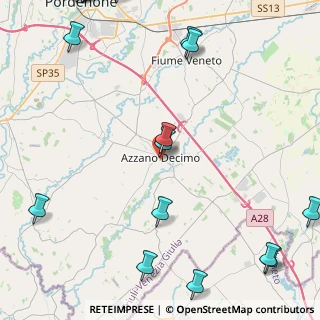 Mappa Via S. Giovanni Bosco, 33082 Azzano decimo PN, Italia (7.1815)