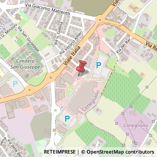 Mappa Via San Giuseppe, 23, 31015 Conegliano, Treviso (Veneto)