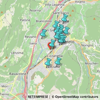 Mappa 38060 Rovereto TN, Italia (1.288)