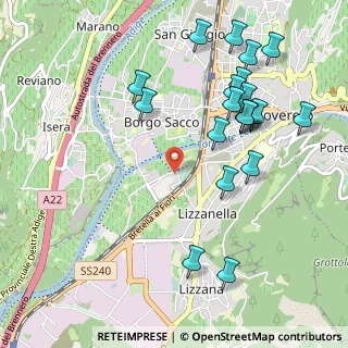 Mappa 38060 Rovereto TN, Italia (1.1355)