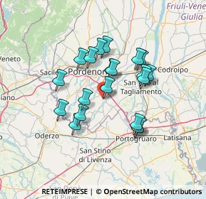 Mappa Viale XXV Aprile, 33082 Azzano Decimo PN, Italia (11.3135)