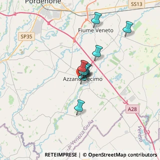 Mappa Viale XXV Aprile, 33082 Azzano Decimo PN, Italia (1.92455)