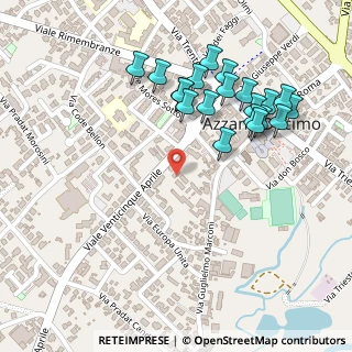 Mappa Viale XXV Aprile, 33082 Azzano Decimo PN, Italia (0.255)
