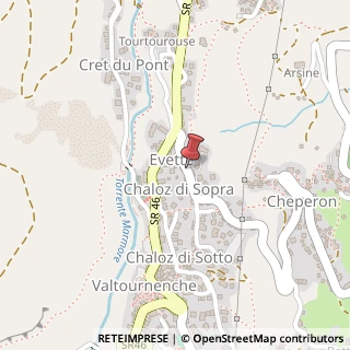 Mappa Via Sant'Elena, 102, 11028 Valtournenche, Aosta (Valle d'Aosta)