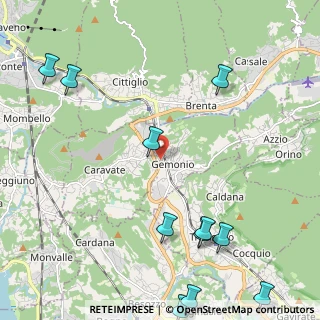 Mappa Via Cav. Ing. F. Rosaspina, 21036 Gemonio VA, Italia (3.01545)