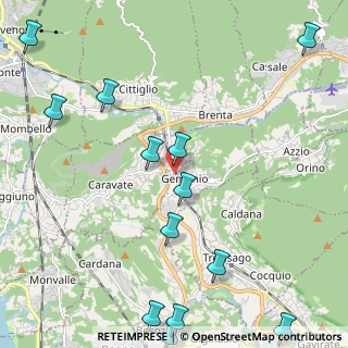 Mappa Via IV Novembre, 21036 Gemonio VA, Italia (2.94)