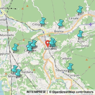 Mappa Via IV Novembre, 21036 Gemonio VA, Italia (2.26)