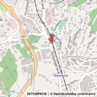 Mappa Via Giuseppe Verdi, 13, 21036 Gemonio, Varese (Lombardia)