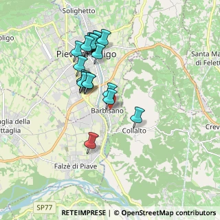 Mappa Via Cimitero, 31053 Pieve di Soligo TV, Italia (1.6585)