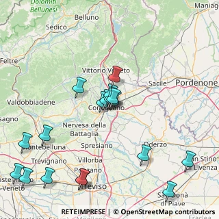 Mappa Via San Giuseppe, 31015 Moro TV, Italia (18.12444)