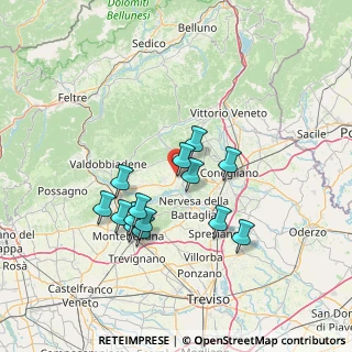 Mappa Via Quartier del Piave, 31053 Pieve di Soligo TV, Italia (12.29)