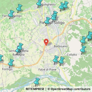 Mappa Via Quartier del Piave, 31053 Pieve di Soligo TV, Italia (3.3435)