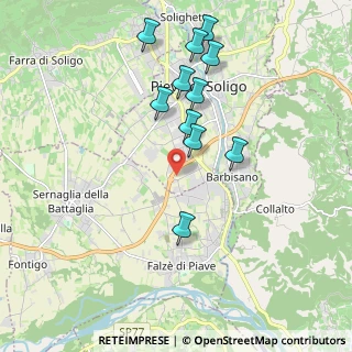 Mappa Via Quartier del Piave, 31053 Pieve di Soligo TV, Italia (1.86636)