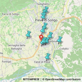 Mappa Via Quartier del Piave, 31053 Pieve di Soligo TV, Italia (1.41583)