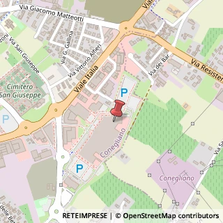 Mappa Via San Giuseppe, 25, 31015 Conegliano, Treviso (Veneto)
