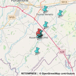 Mappa Via Don Bosco, 33082 Azzano Decimo PN, Italia (1.86091)