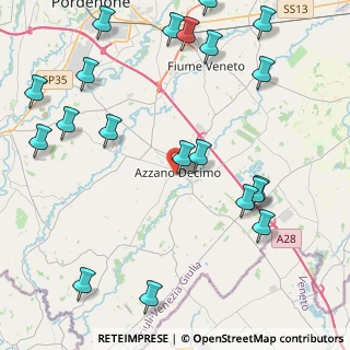 Mappa Via Don Bosco, 33082 Azzano Decimo PN, Italia (5.483)