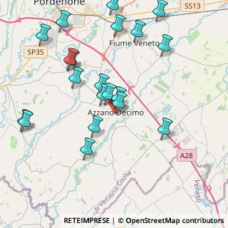 Mappa Via Don Bosco, 33082 Azzano Decimo PN, Italia (4.424)