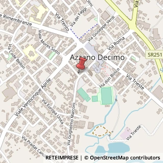 Mappa Via Mores di Sotto, 1, 33082 Azzano Decimo, Pordenone (Friuli-Venezia Giulia)