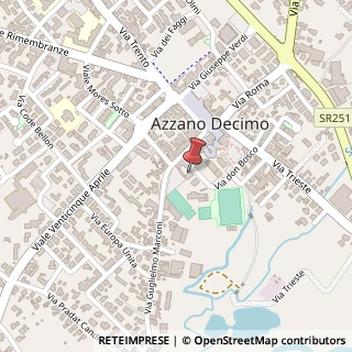 Mappa Via Don Bosco, 8, 33082 Azzano Decimo, Pordenone (Friuli-Venezia Giulia)