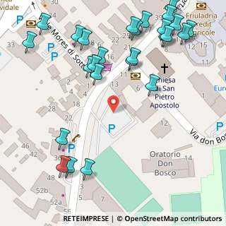 Mappa Via Don Bosco, 33082 Azzano Decimo PN, Italia (0.08704)