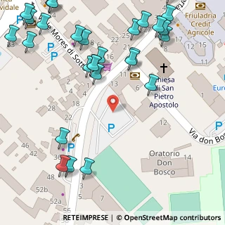Mappa Via Don Bosco, 33082 Azzano Decimo PN, Italia (0.08571)