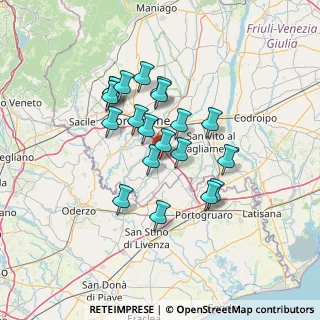 Mappa Via Trieste, 33082 Azzano Decimo PN, Italia (11.053)