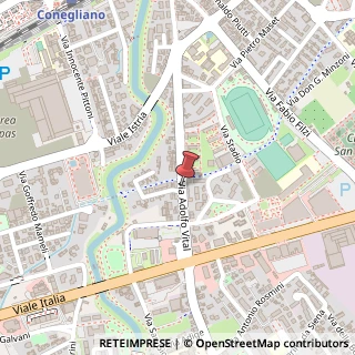 Mappa Via Vital Adolfo, 55A, 31015 Conegliano, Treviso (Veneto)