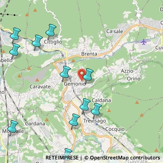 Mappa Via Gorizia, 21036 Gemonio VA, Italia (2.76636)
