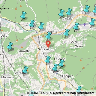 Mappa Via Gorizia, 21036 Gemonio VA, Italia (3.1325)