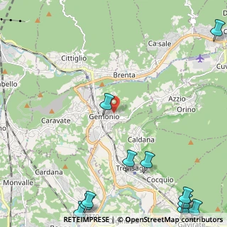 Mappa Via Gorizia, 21036 Gemonio VA, Italia (3.70636)