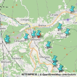 Mappa Via Gorizia, 21036 Gemonio VA, Italia (2.82462)